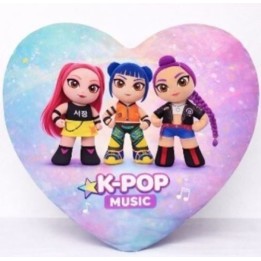 CUSCINO CUORE 40CM  K-POP MUSIC