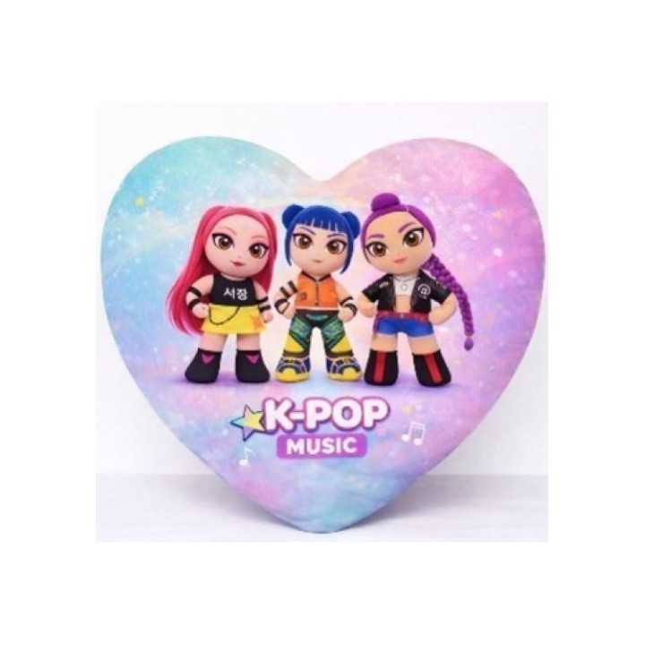 CUSCINO CUORE 40CM  K-POP MUSIC
