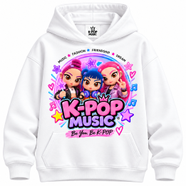 FELPA CON CAPPUCCIO K-POP MUSIC STARS