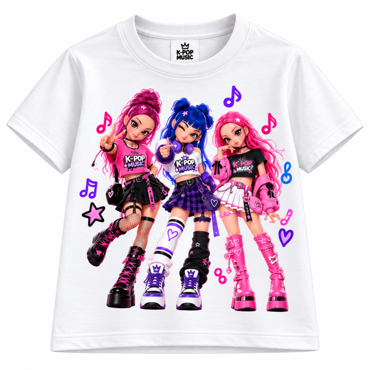 T-SHIRT MANICA CORTA K-POP MUSIC ANIME
