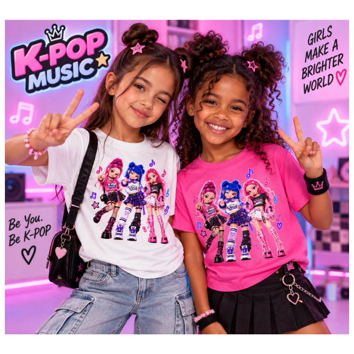 T-SHIRT MANICA CORTA K-POP MUSIC ANIME