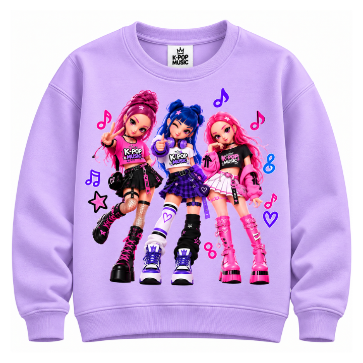 T-SHIRT MANICA LUNGA K-POP MUSIC ANIME