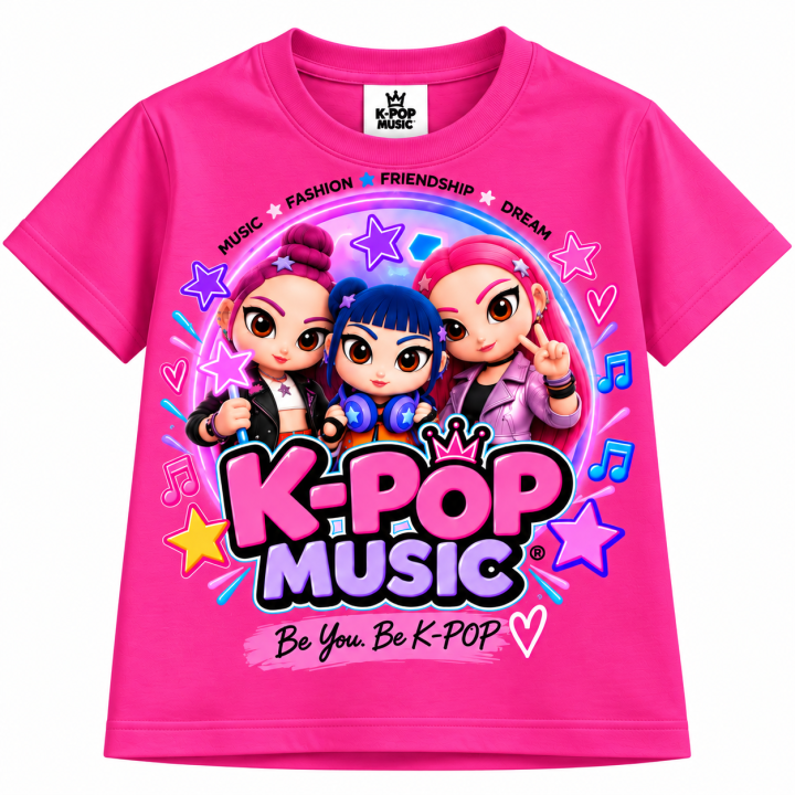 T-SHIRT K-POP MUSIC  STARS