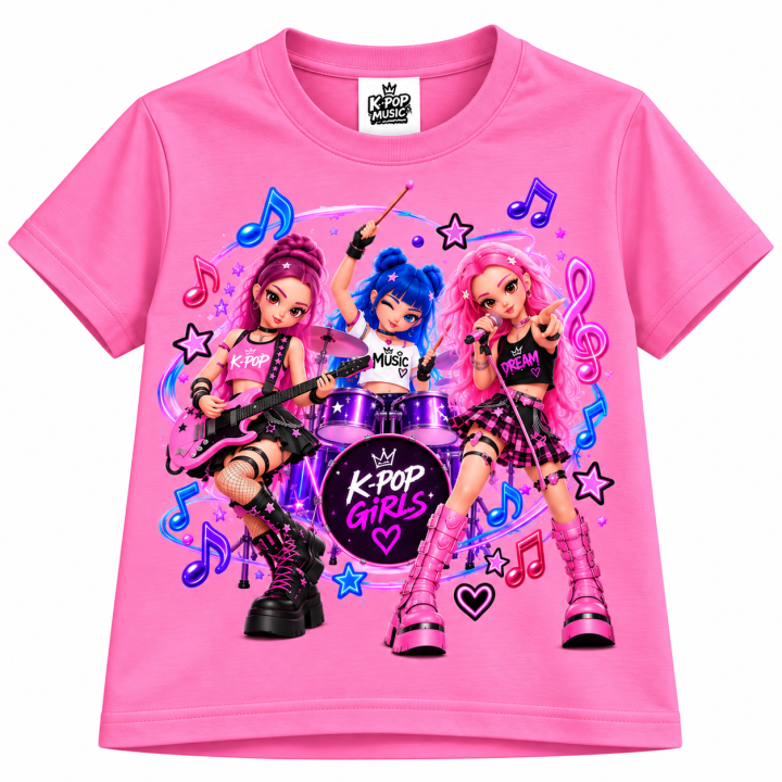 T-SHIRT K-POP MUSIC BAND