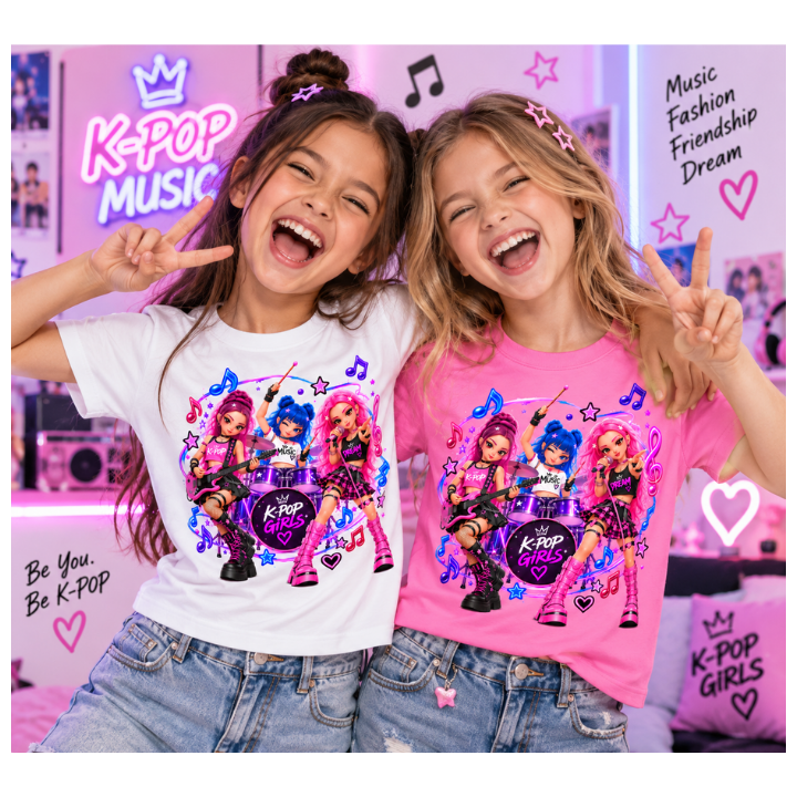 T-SHIRT K-POP MUSIC BAND